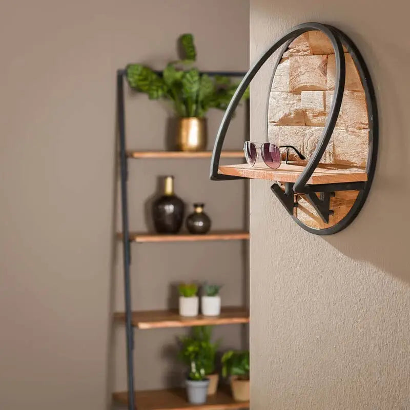 Estante Perchero de Madera