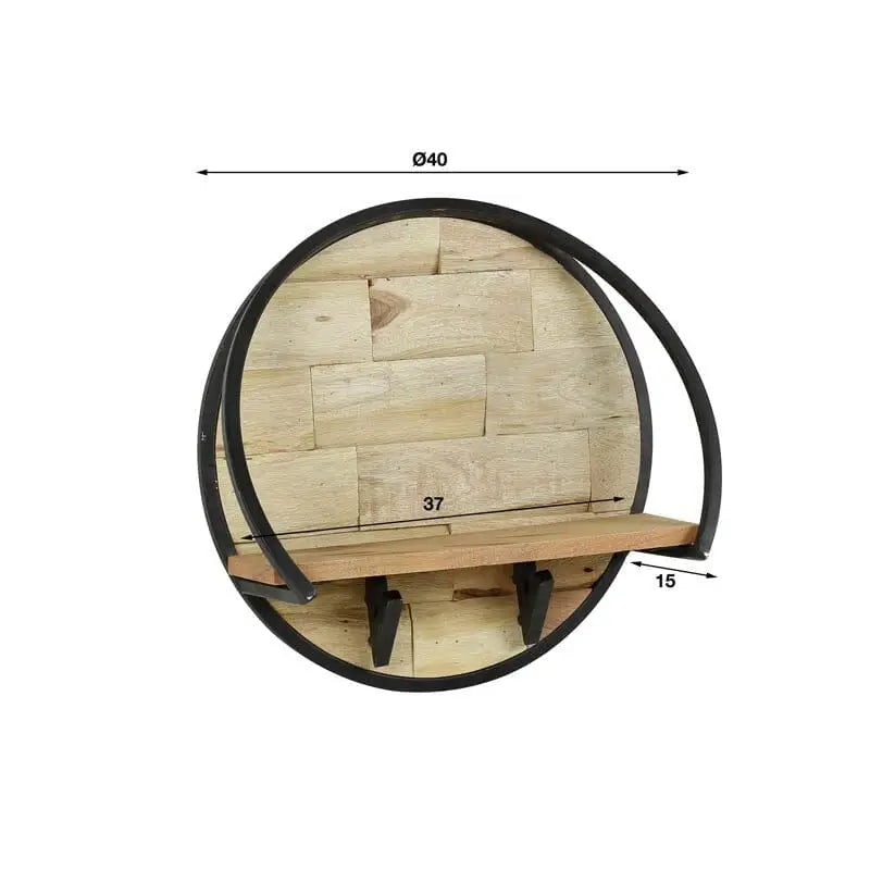 Estante Perchero de Madera