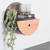 Estante Redondo de MADERA de Pared con Cajón